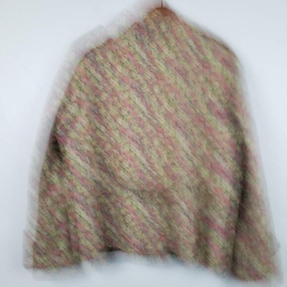HACHE Floral Print Cashmere Wool Jacket - 42 - Picture 4 of 7
